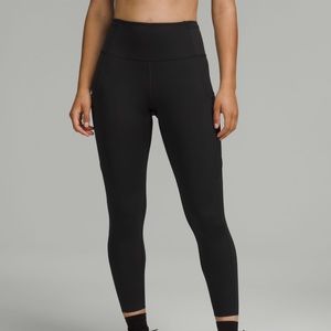 Fast and free reflective high rise leggings